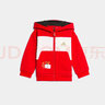 阿迪達斯（adidas）童裝春節款紅色寶寶運動(dòng)休閑長(cháng)袖連帽套裝  JF3881紅 98cm  曬單實(shí)拍圖
