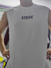 真維斯（Jeanswest）夏季速干冰絲無(wú)袖背心男寬松潮牌ins坎肩短袖大碼運動(dòng)健身白色t恤 白色 XL 曬單實(shí)拍圖