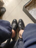 VGASISCOU夏季涼鞋男增高鞋男8CM內(nèi)增高男鞋10CM增高皮鞋正裝婚禮鏤空透氣軟面真皮 9106-1增高10CM 40 曬單實(shí)拍圖