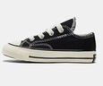 匡威（Converse）童鞋低幫兒童帆布鞋經(jīng)典款1970S男嬰童鞋新款女寶寶魔術(shù)貼布鞋 黑色 23 【建議腳長(zhǎng)14cm】 曬單實(shí)拍圖