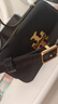 Tory Burch 湯麗柏琦 ELEANOR 小號翻蓋斜挎肩背法棍包TB 158734 黑色 001 OS 曬單實(shí)拍圖