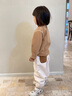 幼歌（YOUGE）嬰幼兒冬季新款加絨半高領(lǐng)打底衫保暖舒適親膚長(cháng)袖上衣 深咖色 90 cm 曬單實(shí)拍圖
