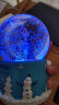 IMVE爱莎水晶球音乐盒六一儿童节礼物送女生八音盒玩具女孩生日3-14岁 大号蓝裙公主（灯光+音乐+飘雪） 实拍图