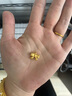 寶慶銀樓黃金吊墜女蝴蝶結(jié)在逃公主足金項(xiàng)鏈純金首飾送女友送老婆七夕禮物 蝴蝶結(jié)吊墜 0.53g+項(xiàng)鏈+禮盒 曬單實(shí)拍圖