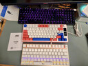 AOC GK300/GK320無(wú)線(xiàn)藍牙有線(xiàn)三模鍵盤(pán)鼠標套裝 多功能屏顯機械手感拼色電競游戲電腦辦公鍵盤(pán)RGB背光 GK300【白耀紅藍】77鍵丨單鍵盤(pán) 曬單實(shí)拍圖
