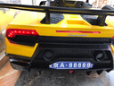 Gogo Babyz蘭博基尼兒童電動(dòng)車四輪玩具車跑車可坐人遙控送兒童生日禮物 四驅(qū)白【遙控自駕+音樂搖擺+燈光雙開門】 曬單實(shí)拍圖