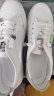 大东薇小白鞋女鞋2023夏季新款百搭单网面透气帆布薄款运动网鞋 白绿(透网) 38 实拍图