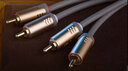 JSJ  鍍金功放音頻線(xiàn)2對2雙蓮花二對二 柔軟音響功放線(xiàn)  音箱線(xiàn)  紅白RCA蓮花線(xiàn) 曬單實(shí)拍圖