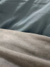 雅鹿牛奶绒被套单件冬季加厚单人150x200法兰绒被罩双人珊瑚绒被芯套 单面绒-宝蓝+浅灰 180*220cm【单被套】 实拍图