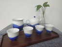 九土青花手工陶瓷茶具套裝禪意山水畫(huà)茶壺公道品茗景德鎮功夫茶具 曬單實(shí)拍圖