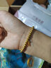 六福珠寶福滿(mǎn)傳家系列足金蓮花黃金手鏈金珠手串送禮 計價(jià) F63TBGB0054 11.96克(含工費933元) 曬單實(shí)拍圖