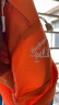 酷咖运动双肩包男大容量户外背包健身包女短途旅行防泼水登山包 橘色【带收纳袋】 实拍图