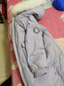 鴨鴨（YAYA）羽絨服女中長(cháng)冬季新款加厚韓版輕奢保暖狐貍毛領(lǐng)外套HS 米色 S 曬單實(shí)拍圖