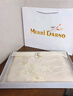 merridarno教師節(jié)禮物禮品老師純羊毛披肩女刺繡羊毛圍巾秋冬媽媽圍脖禮盒裝 原色-岱云 曬單實(shí)拍圖