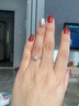 鑫萬?，F(xiàn)貨-鉑金鉆戒六爪求婚鉆石戒指訂婚女戒結(jié)婚GIA裸鉆送女友禮物 【GIA雙證】共50分D色VS1-3EX-N 曬單實拍圖