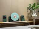 梵尼詩(shī)HiFi立式分體桌面臺式黑膠唱片機lp發(fā)燒電唱機留聲機客廳藍牙音響 暖莎綠色 曬單實(shí)拍圖