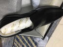 金利來(lái)男鞋商務(wù)休閑皮鞋套腳一腳蹬男士軟皮頭層牛皮透氣扁頭英倫潮流 黑色 39 曬單實(shí)拍圖