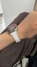 炫戴適用蘋果S9手表S10表帶apple iwatchS8真皮7表帶6小眾5高級(jí)SE2女款4商務(wù)運(yùn)動(dòng)ultra2時(shí)尚個(gè)性替換帶 反扣皮帶-白色 適用38/40/41/S10【42mm】表盤 曬單實(shí)拍圖