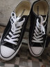 Converse匡威帆布鞋男鞋經(jīng)典款2025秋季新款常青款復古運動(dòng)休閑鞋學(xué)生板鞋 黑色101010 41 曬單實(shí)拍圖