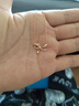 謝瑞麟（TSL）18K金鉆石項鏈女浪漫契約系列蝴蝶結彩金套鏈64218 鉆石共12顆，約3分 曬單實拍圖