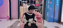 mlgt kids童裝男童衛(wèi)衣2025春秋新款兒童寶寶痞帥長袖T恤男孩帥氣套裝 黑灰拼色（假兩件衛(wèi)衣） 90 cm 曬單實拍圖