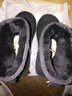 DELIUGG 雪地靴女羊皮毛一體防水經(jīng)典鏈條系列短筒女靴納米防水平底低筒斜口保暖澳洲羊皮毛東北保暖 黑色 37 曬單實(shí)拍圖