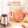 美的（Midea）绞肉机家用 料理机辅食机婴儿 绞馅机小型碎肉机大容量大功率搅拌机电动绞肉馅打蒜器LZ25Easy225 实拍图