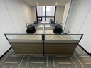 時(shí)仁（ShiRen）辦公桌椅組合辦公家具簡(jiǎn)約現代職員辦公室員工位卡座隔斷屏風(fēng)工位 L型【科技+卡其】 六人位含小柜 曬單實(shí)拍圖