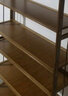 鞋架家用簡易門口收納省空間經(jīng)濟型多層實木防塵鞋柜置物竹鞋架子 80長11層茶色多層鞋架 曬單實拍圖
