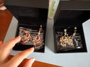 Eternelle法國永恒奧地利水晶胸花女高檔天鵝胸針氣質(zhì)別針絲巾扣教師節禮物 炫彩香檳 曬單實(shí)拍圖