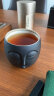 万仟堂（Edenus） 万仟堂陶瓷茶杯创意水杯粗陶茶具艺术品两用 黑白两款 悟 黑铁釉 实拍图