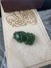玉萌色 和田碧玉老坑菠菜金魚(yú)吊墜 年年有余玉石掛件 配證書(shū) 成色相近 擇優(yōu)發(fā)貨 曬單實(shí)拍圖