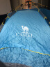 骆驼帐篷户外3-4人全自动帐篷速开防雨野营露营帐篷 A0W3SF130 蓝色 实拍图