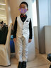蘿卜唄唄兒童西裝花童禮服正裝禮服男馬甲三件套裝男童西裝鋼琴走秀主持演講表演服演出服西服春秋男童西服 白色三件套（馬甲、褲子、襯衫、領(lǐng)結(jié)） 140cm建議體重50-58斤 曬單實拍圖
