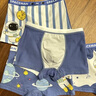 NICKYBABY男童內(nèi)褲學(xué)生10歲寶寶兒童四角褲男孩大童平角不夾pp短褲棉質(zhì)a類(lèi) 11132宇航員 4條 140 曬單實(shí)拍圖