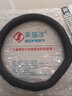 標(biāo)致新408方向盤套真皮東風(fēng)標(biāo)志適用于3008/508/308/301/307/207專用D型把套 D型黑色黑線 曬單實(shí)拍圖