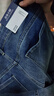 森馬（Semir）森柔牛仔|牛仔褲男經(jīng)典小腳褲顯瘦顯高長褲秋季褲子103524124102A 曬單實拍圖
