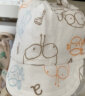 aqpa新生儿夏季帽子婴儿太阳帽男女宝宝外出防晒遮阳棉纱布鸭舌帽 白底蜜蜂 6-12个月（适用头围42-45cm） 实拍图
