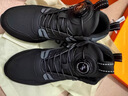 LOUISPRO男鞋輕奢科技旋轉紐扣休閑鞋子男時(shí)尚潮流運動(dòng)鞋軟底增高籃球鞋男 黑色 40 標準運動(dòng)鞋碼 曬單實(shí)拍圖