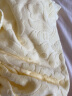 沐凡（mufan）全棉毛巾被 四季单双人加厚老式毯子纯棉学生四季空调午睡盖毯 欧雅米白 150*200cm 实拍图
