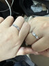喜鉆鉑金鉆石對戒男女簡約情侶對戒結(jié)婚訂婚鉆戒一對結(jié)婚鉆戒生日禮物 PT950鉑金鉆石對戒 曬單實拍圖