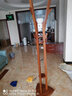 簡(jiǎn)韻（JianYun） 全實(shí)木掛衣架落地 臥室現(xiàn)代新中式家具 落地衣架 柚木衣帽架 柚木【衣帽架-自己安裝】 曬單實(shí)拍圖