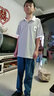 艾諾輪兒童牛仔褲男長(zhǎng)褲6一15歲中大童中小學(xué)生小男孩男童秋季天裝款休閑童裝褲子薄款休閑寬松帥氣褲子潮 字母A--春秋款 160 曬單實(shí)拍圖
