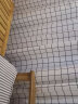 诺罗 日式窗帘北欧ins黑白格子简约现代成品落地飘窗客厅工作室半遮光 格子布普通挂钩款 宽2.5米*高2.5米/1片 实拍图