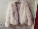 傲列芬蘭狐貍毛皮毛一體皮草外套女短款V領(lǐng)年輕腹毛小個(gè)子整皮狐貍毛 米白色 L 曬單實(shí)拍圖