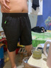胖哥哥夏季大碼運動短褲薄款胖子褲子寬松直筒加肥加大五分褲短褲 黑色 3XL （190-220斤） 曬單實拍圖
