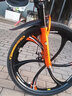 永久（FOREVER）折疊山地自行車(chē)成人越野單車(chē)變速公路賽車(chē)成年大人學(xué)生男女 可折疊軟尾車(chē)架-黑橙【六刀輪】 26寸24速【升級款】 曬單實(shí)拍圖