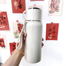 RICH YOUR HOME德國品質(zhì)保溫杯大容量女生高顏值茶水分離316不銹鋼保冷生日禮物 800ML白色 曬單實拍圖