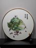 云儒唐樊 客廳玄關(guān)圓形純手工刺繡蘇繡掛畫新中式白菜蟋蟀裝飾畫軟裝墻畫掛件送朋友喬遷新居店鋪開業(yè)賀禮 百財(cái) 直徑80cm 曬單實(shí)拍圖