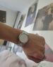 丹尼爾惠靈頓（DanielWellington）DW手表女 商務(wù)女士手表簡(jiǎn)約歐美腕表 生日禮物送女友【專(zhuān)屬惠】 銀色小精鋼白盤(pán)女表36mm-DW203 曬單實(shí)拍圖